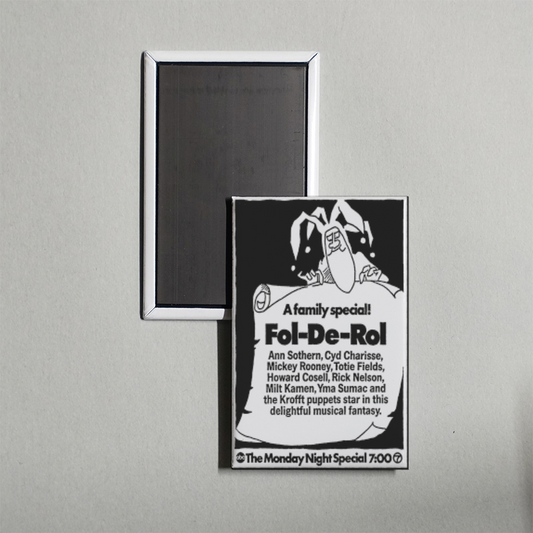 Fol-de-Rol Mini Movie Fridge Magnet