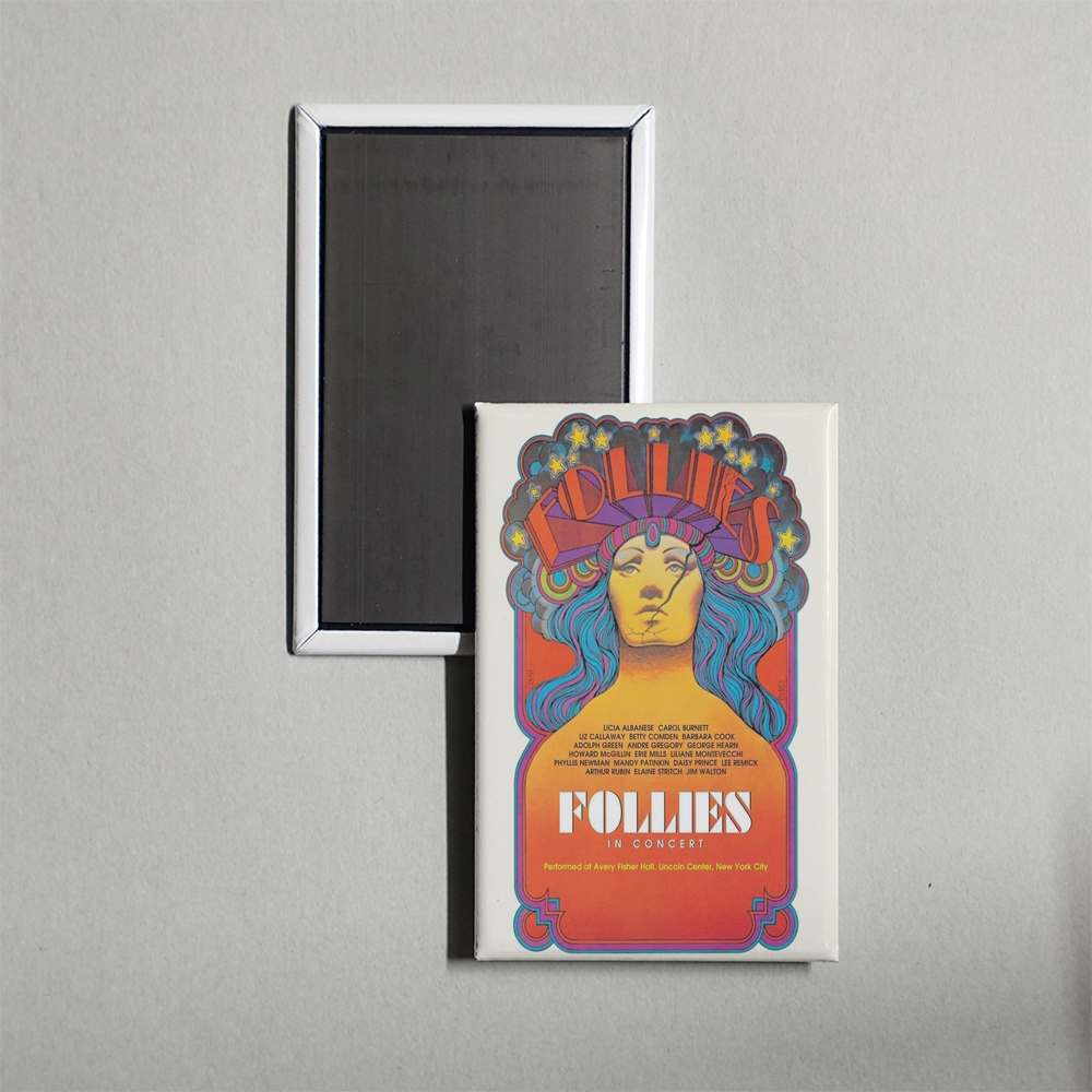 Follies In Concert Mini Movie Fridge Magnet