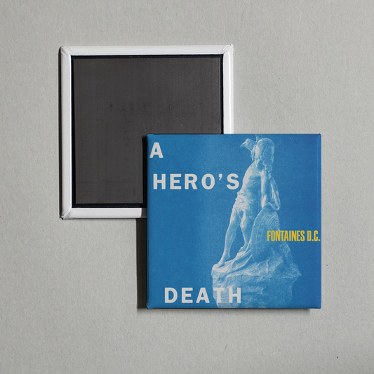 Fontaines D.C. - A Hero's Death Album Cover Fridge Magnet