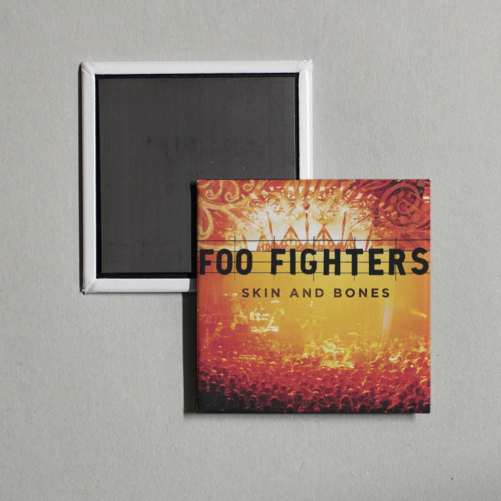 Foo Fighters - Skin And Bones (Live) Album Cover Fridge Magnet