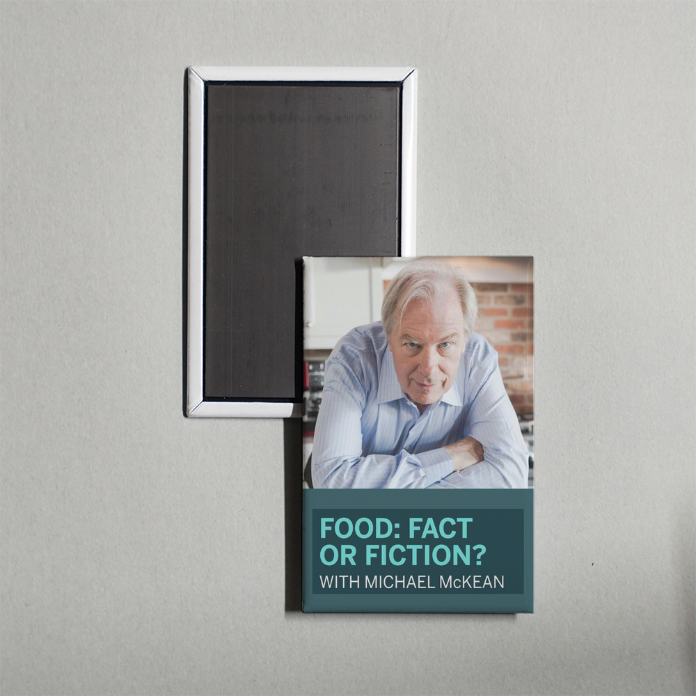 Food Fact or Fiction TV Show Fridge Magnet