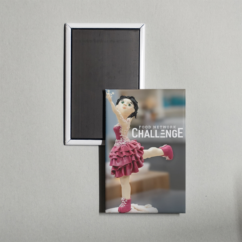 Food Network Challenge TV Show Fridge Magnet