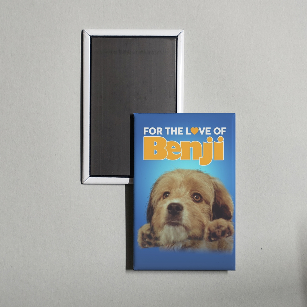 For the Love of Benji Mini Movie Fridge Magnet