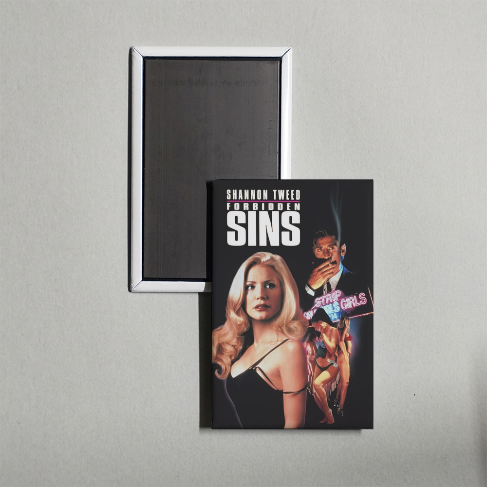 Forbidden Sins Mini Movie Fridge Magnet