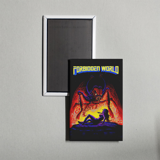 Forbidden World Mini Movie Fridge Magnet
