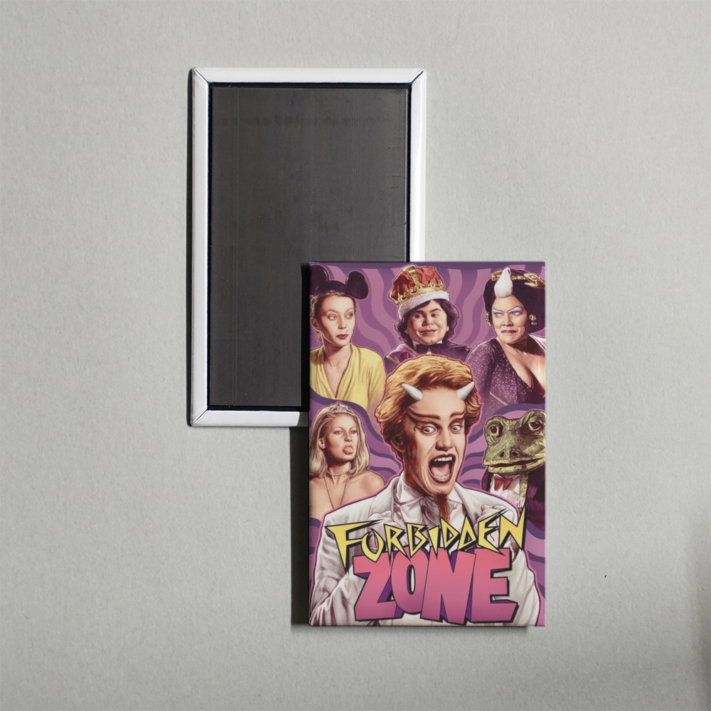 Forbidden Zone Mini Movie Fridge Magnet