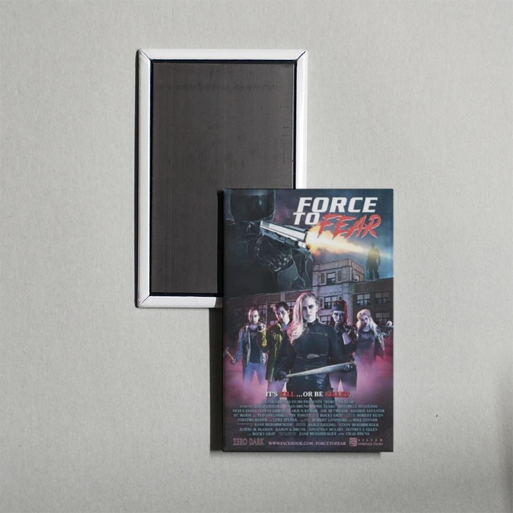 Force to Fear Mini Movie Fridge Magnet