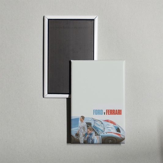 Ford v Ferrari Mini Movie Fridge Magnet