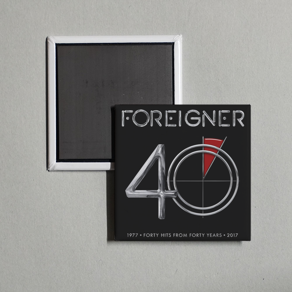 Foreigner - 40 Album Cover Fridge Magnet