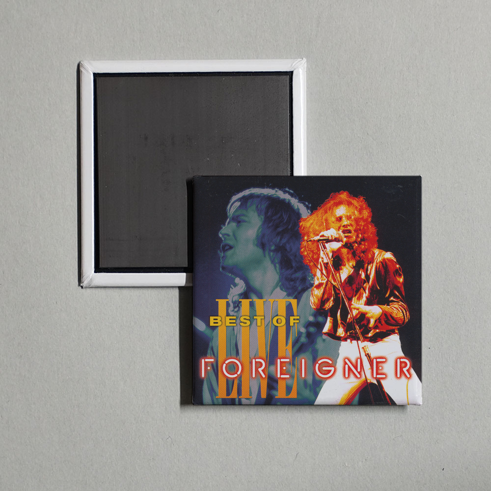 Foreigner - Best of Live Album Cover Fridge Magnet