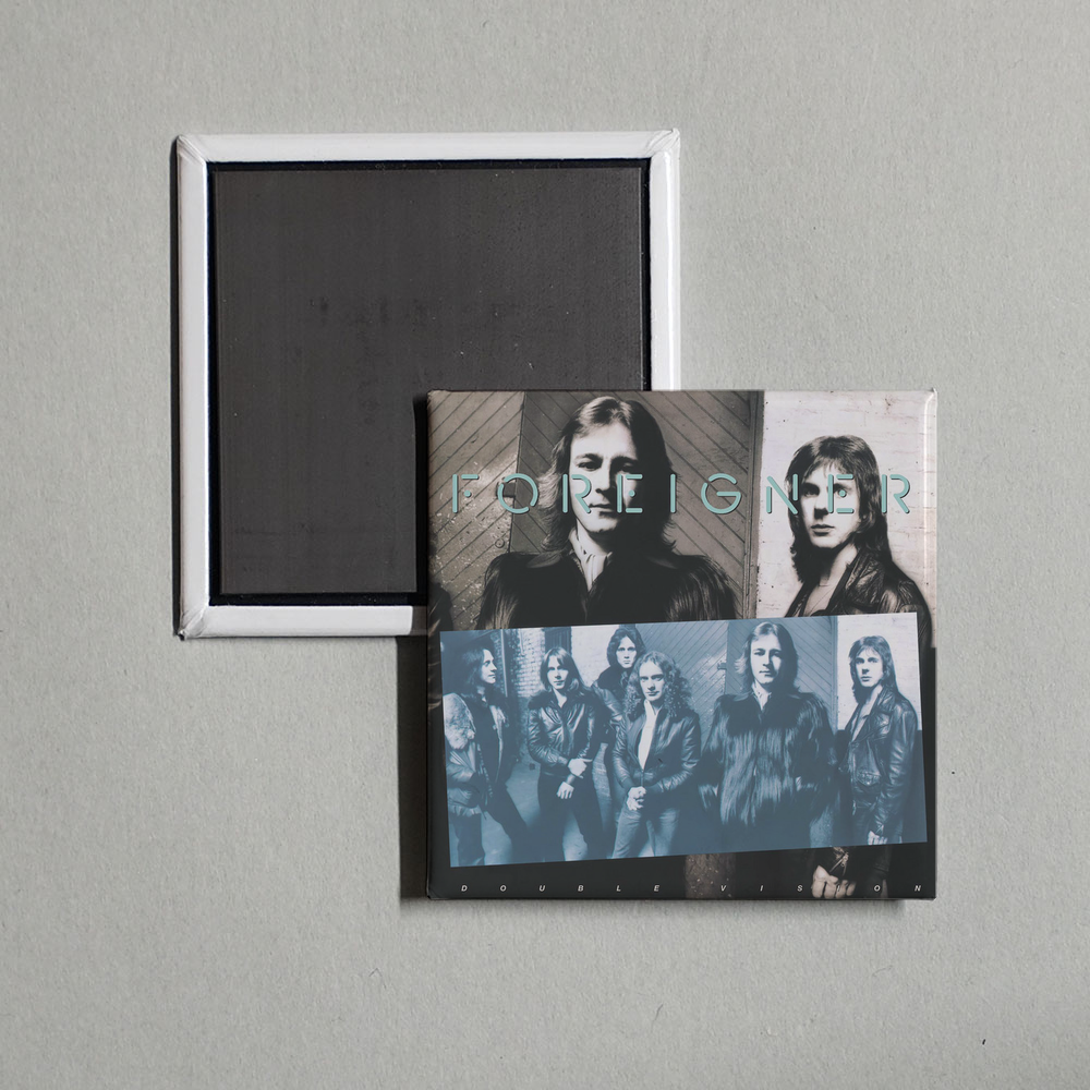 Foreigner - Double Vision (Expanded) Album Cover Fridge Magnet