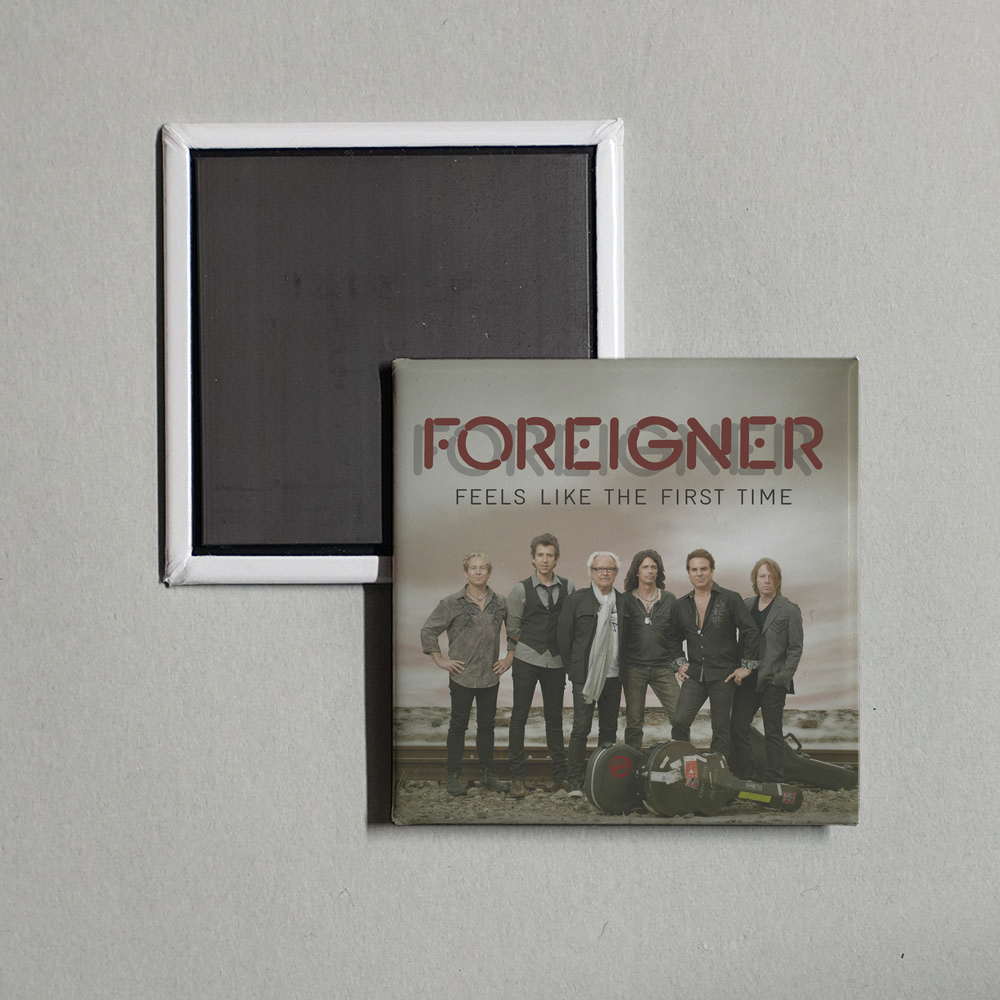 Foreigner - Feels Like The First Time Album Cover Fridge Magnet