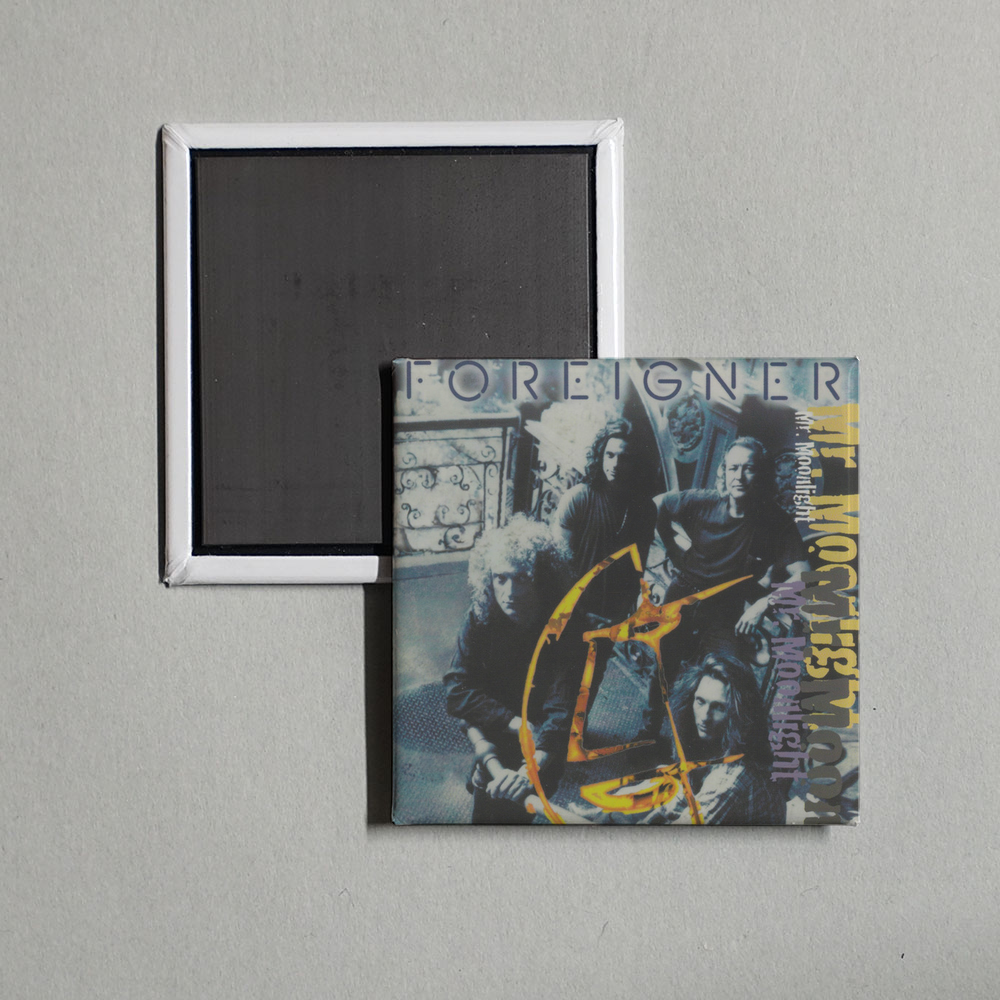 Foreigner - Mr. Moonlight Album Cover Fridge Magnet