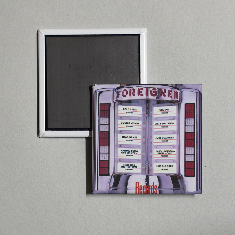 Foreigner - Records Album Cover Fridge Magnet