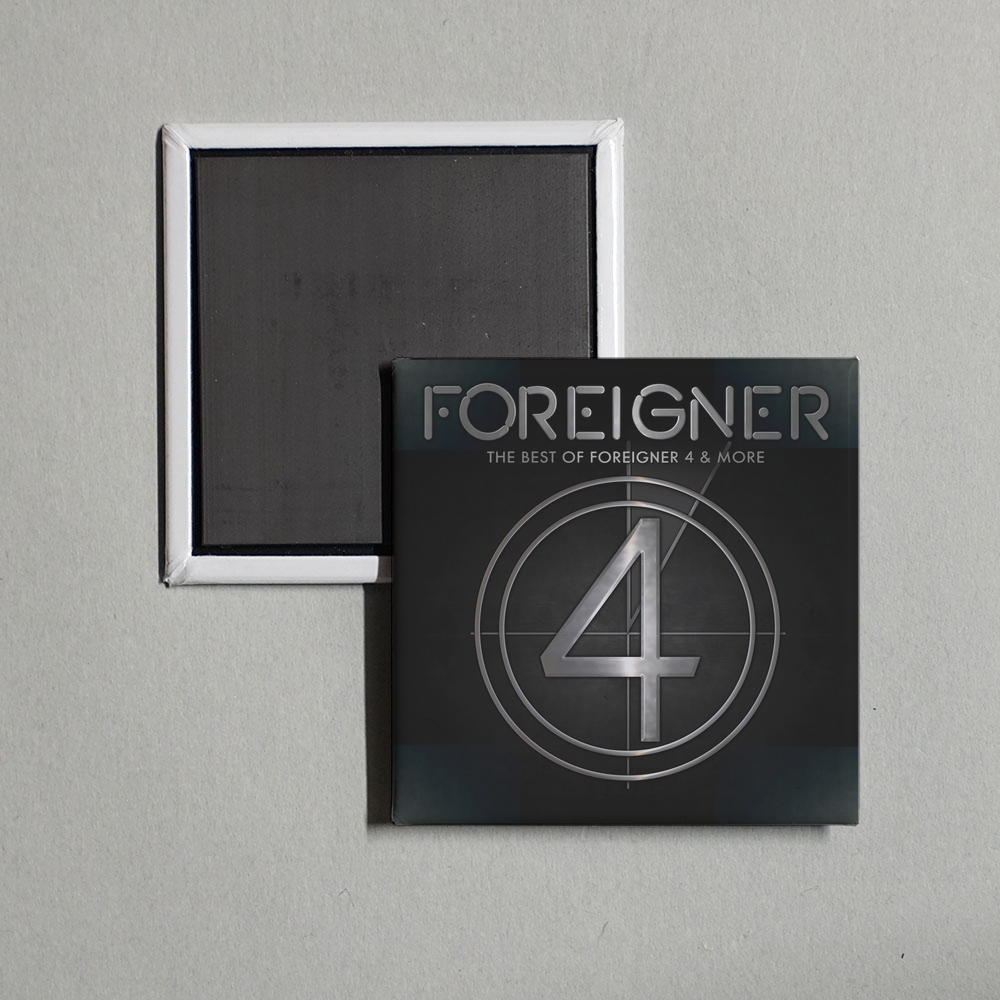 Foreigner - The Best Of Foreigner 4 & More Album Cover Fridge Magnet
