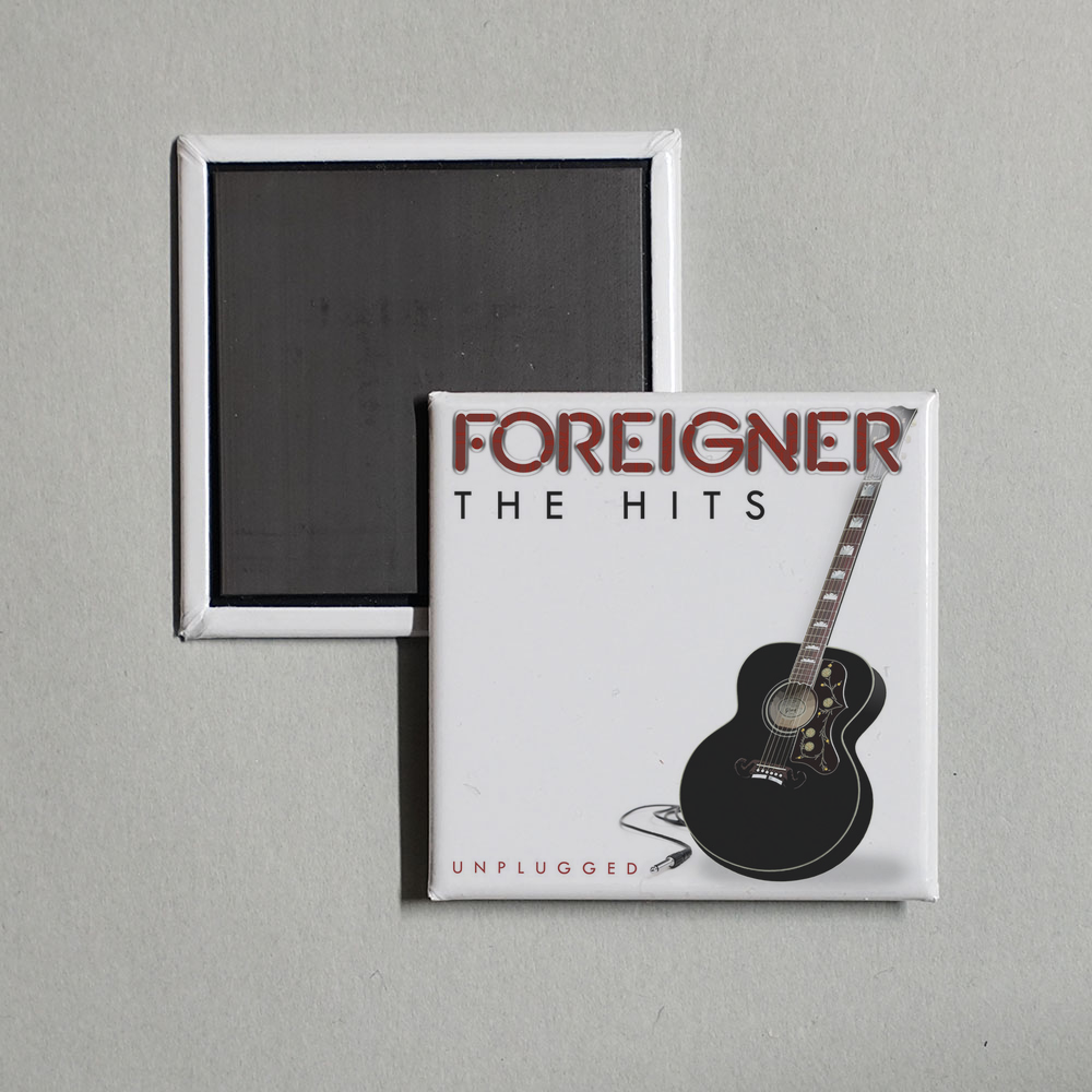 Foreigner - The Hits Unplugged Album Cover Fridge Magnet