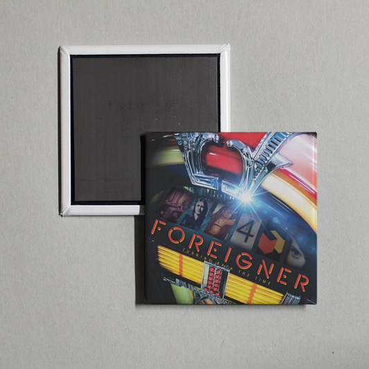 Foreigner - Turning Back the Time Album Cover Fridge Magnet