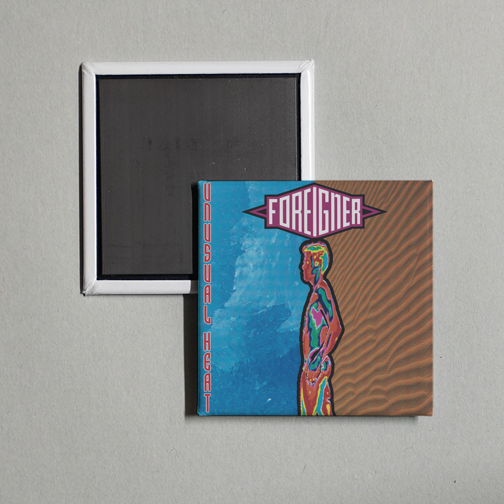 Foreigner - Unusual Heat Album Cover Fridge Magnet