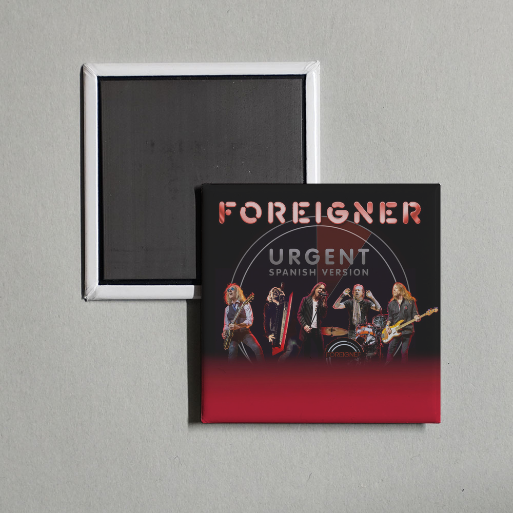 Foreigner - Urgent (Spanish Version) Album Cover Fridge Magnet