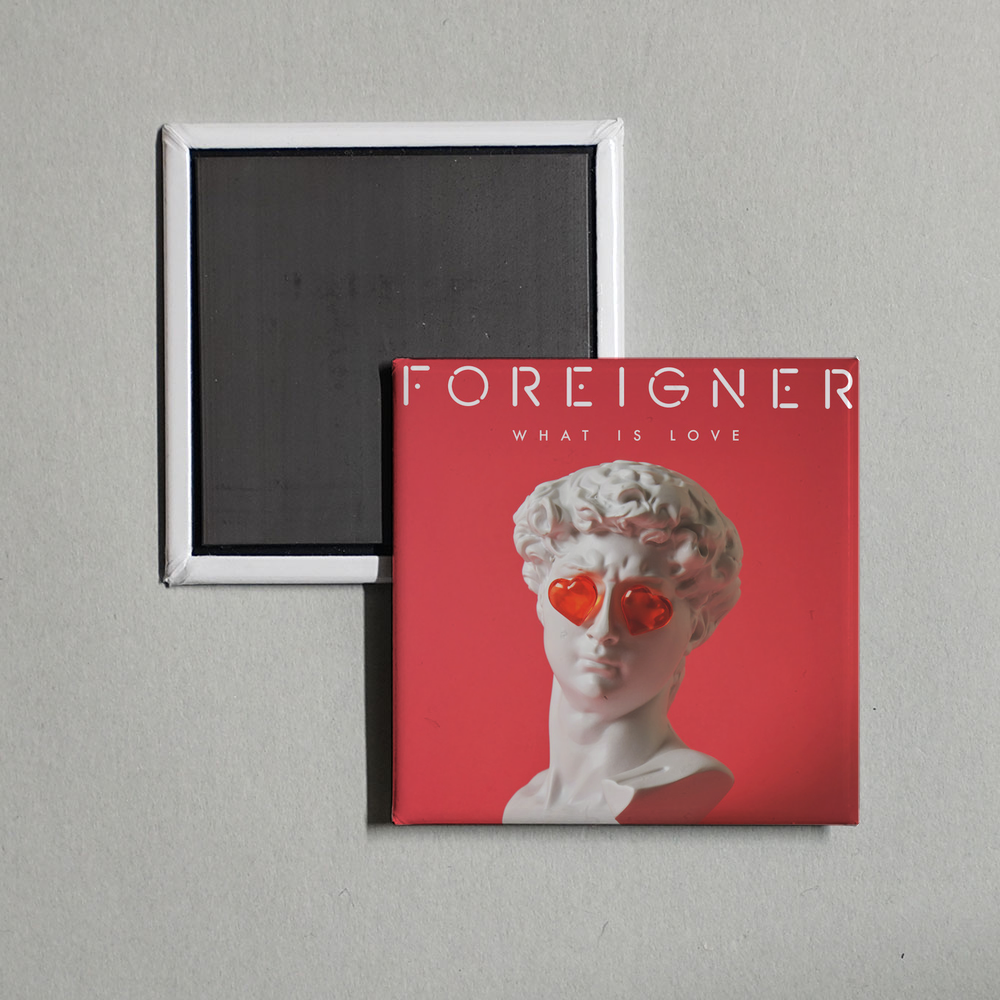 Foreigner - What Is Love Album Cover Fridge Magnet