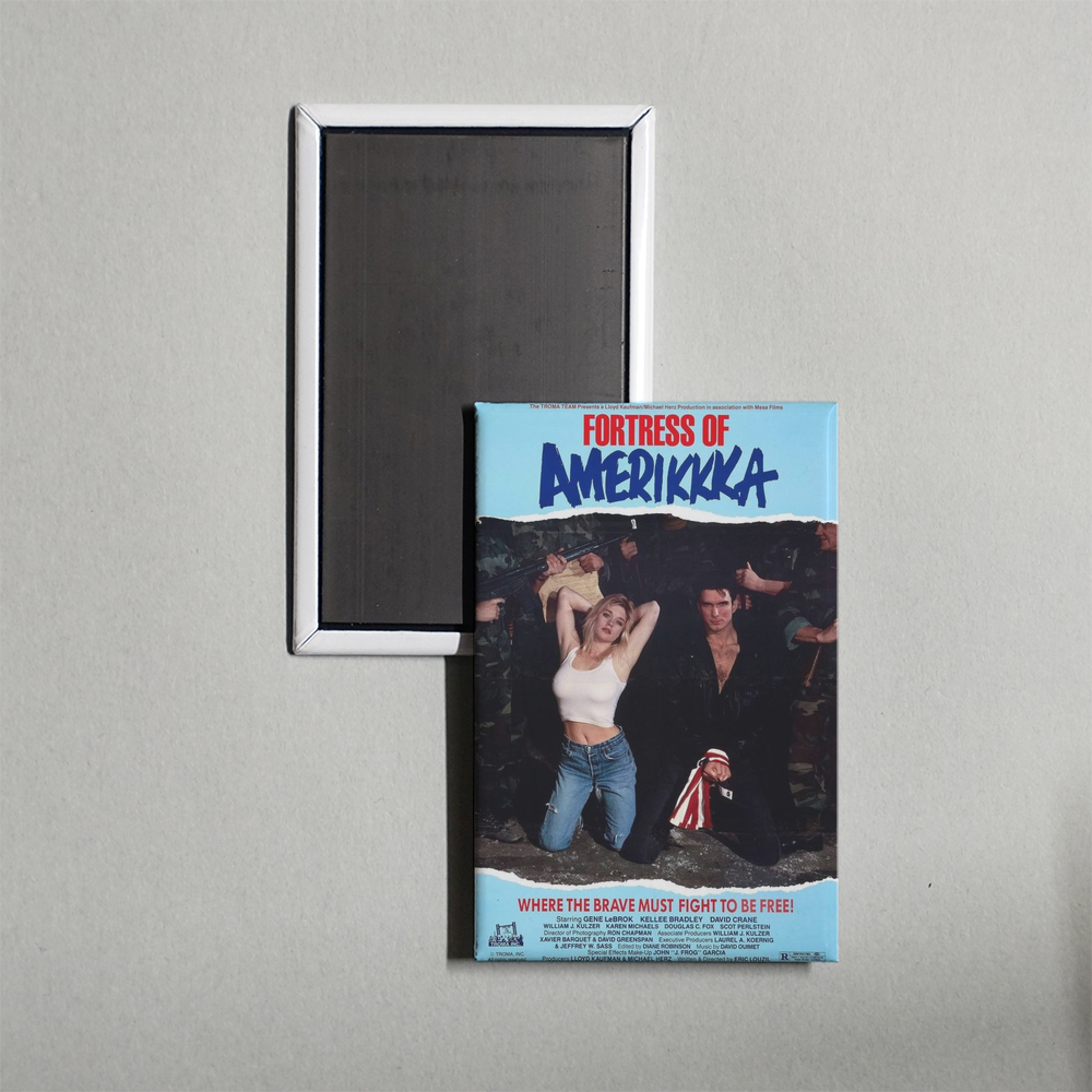 Fortress of Amerikkka Mini Movie Fridge Magnet