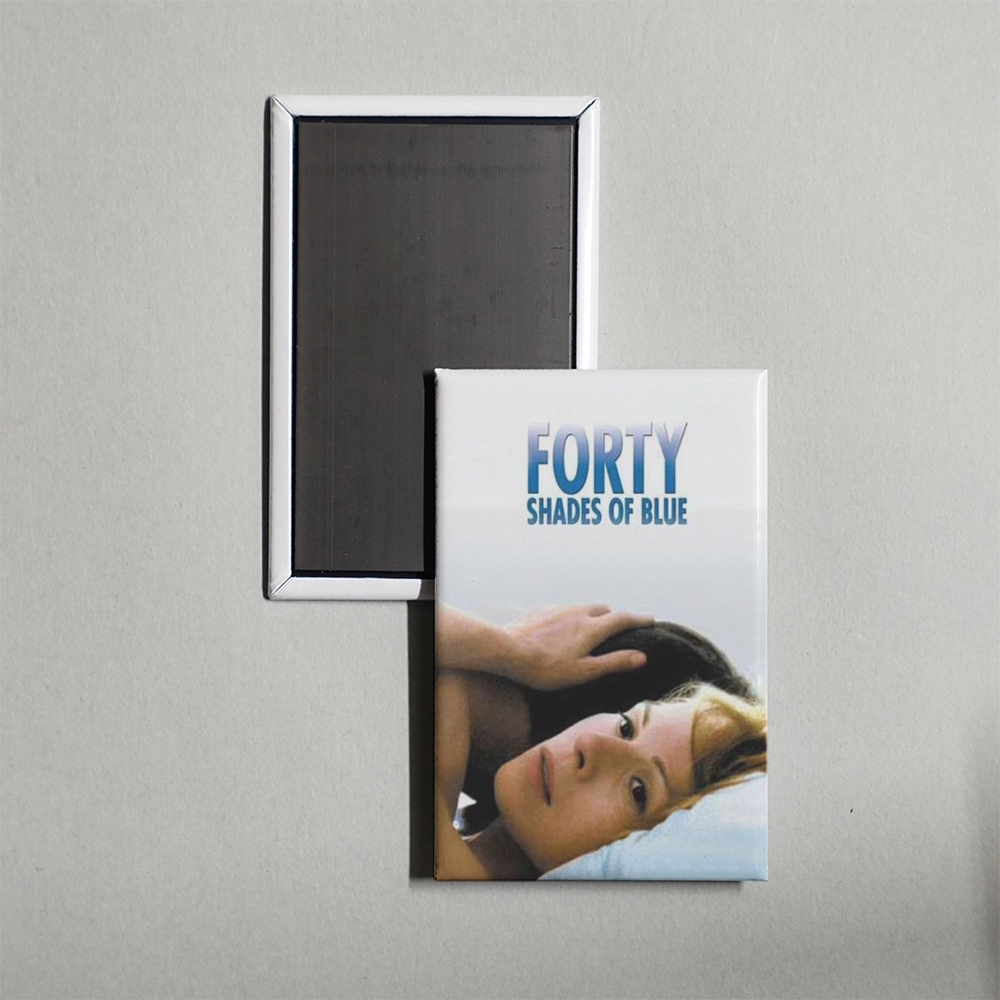 Forty Shades of Blue Mini Movie Fridge Magnet