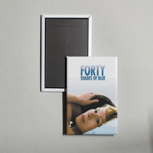 Forty Shades of Blue Mini Movie Fridge Magnet
