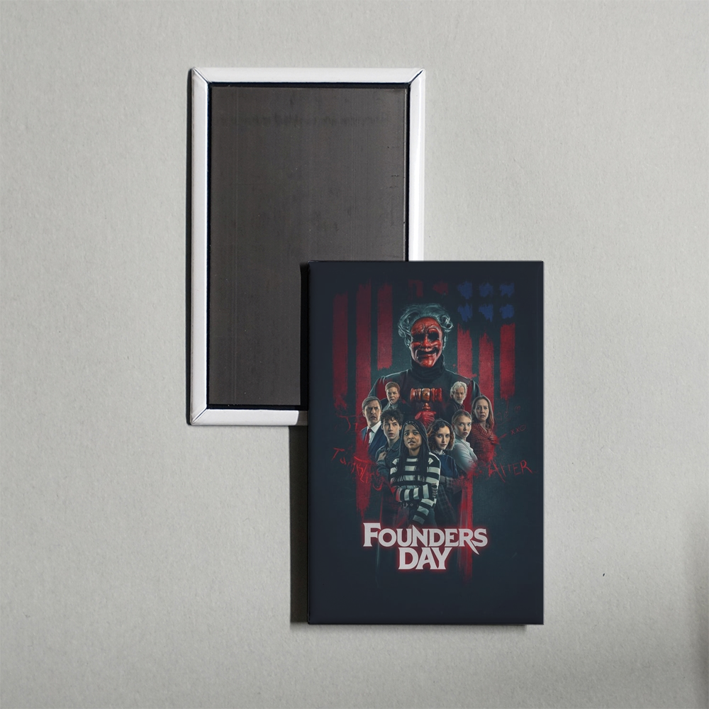 Founders Day Mini Movie Fridge Magnet
