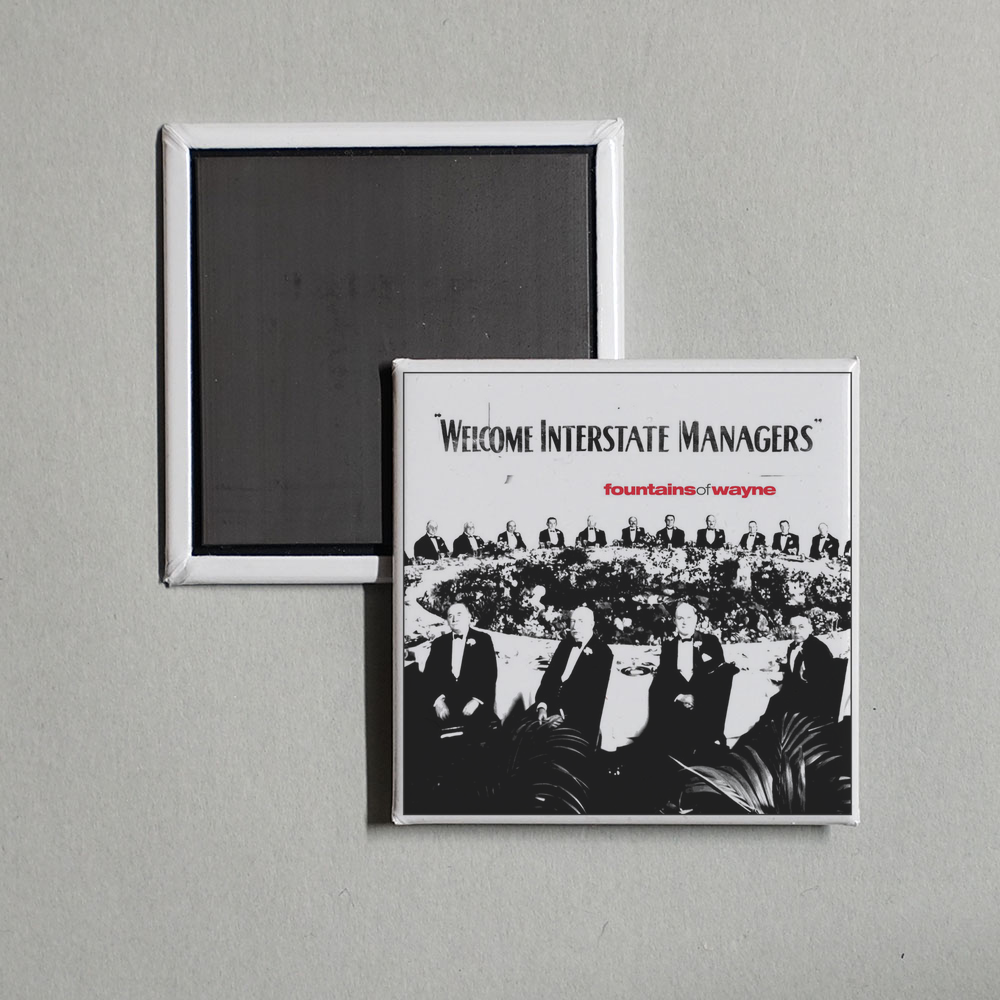 Fountains Of Wayne - Welcome Interstate Managers Album Cover Fridge Magnet