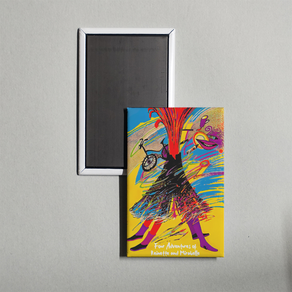 Four Adventures of Reinette and Mirabelle Mini Movie Fridge Magnet