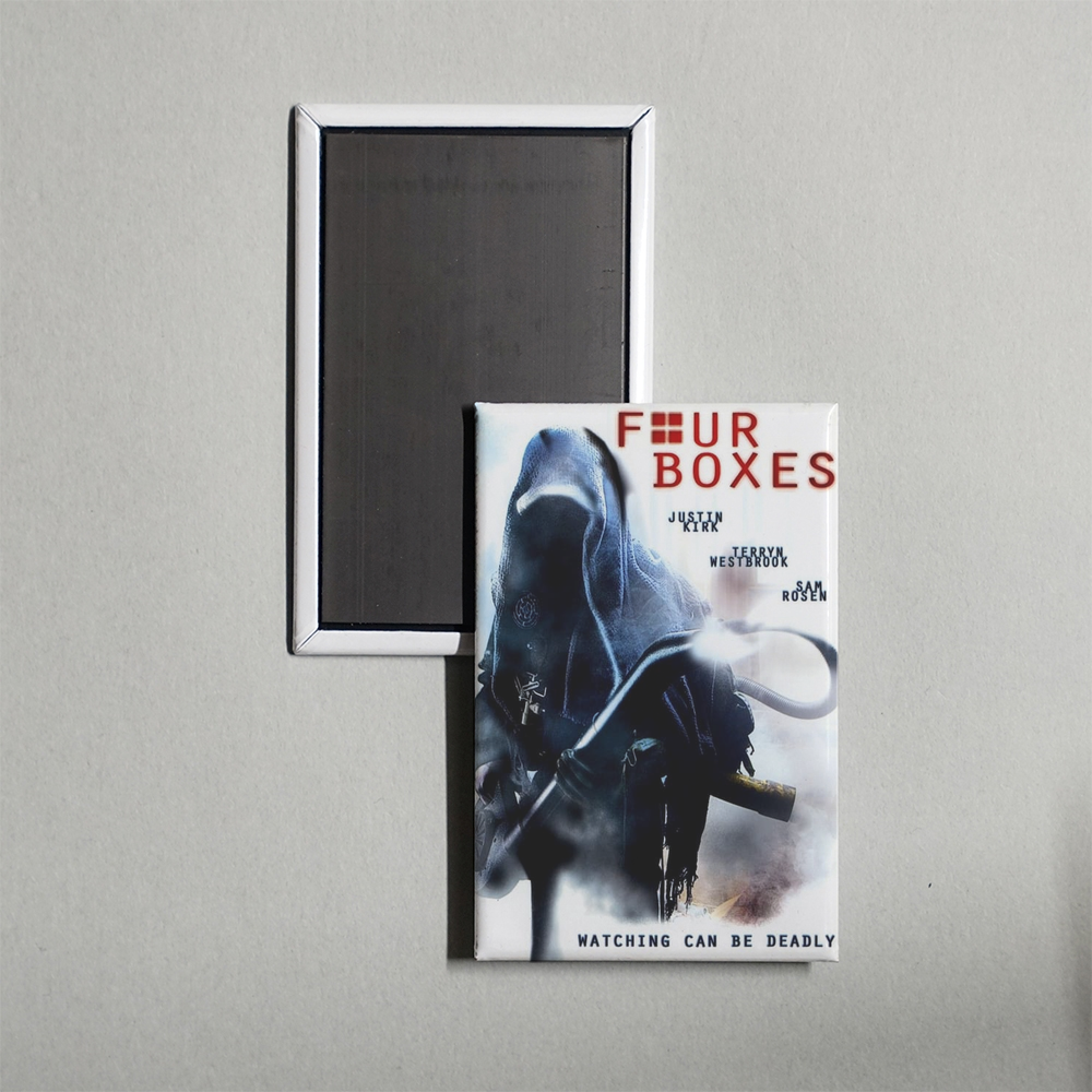 Four Boxes Mini Movie Fridge Magnet