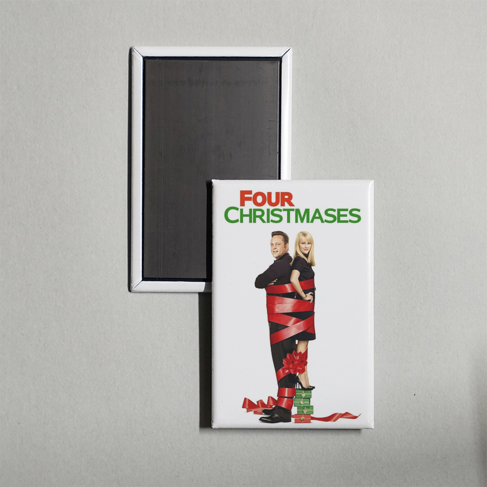 Four Christmases Mini Movie Fridge Magnet