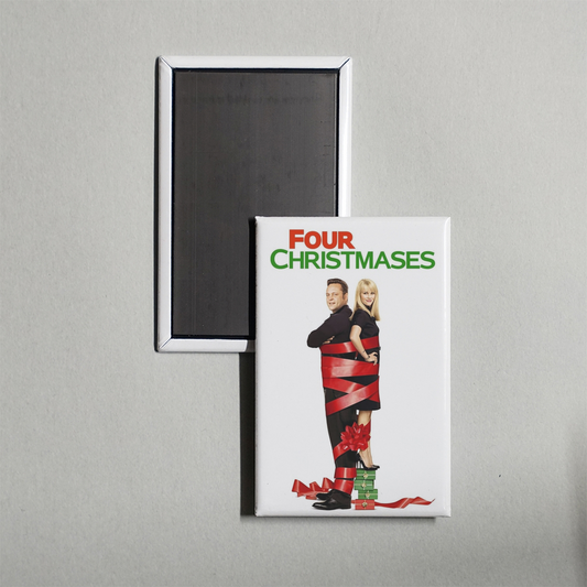 Four Christmases Mini Movie Fridge Magnet