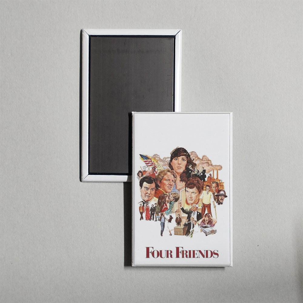 Four Friends Mini Movie Fridge Magnet