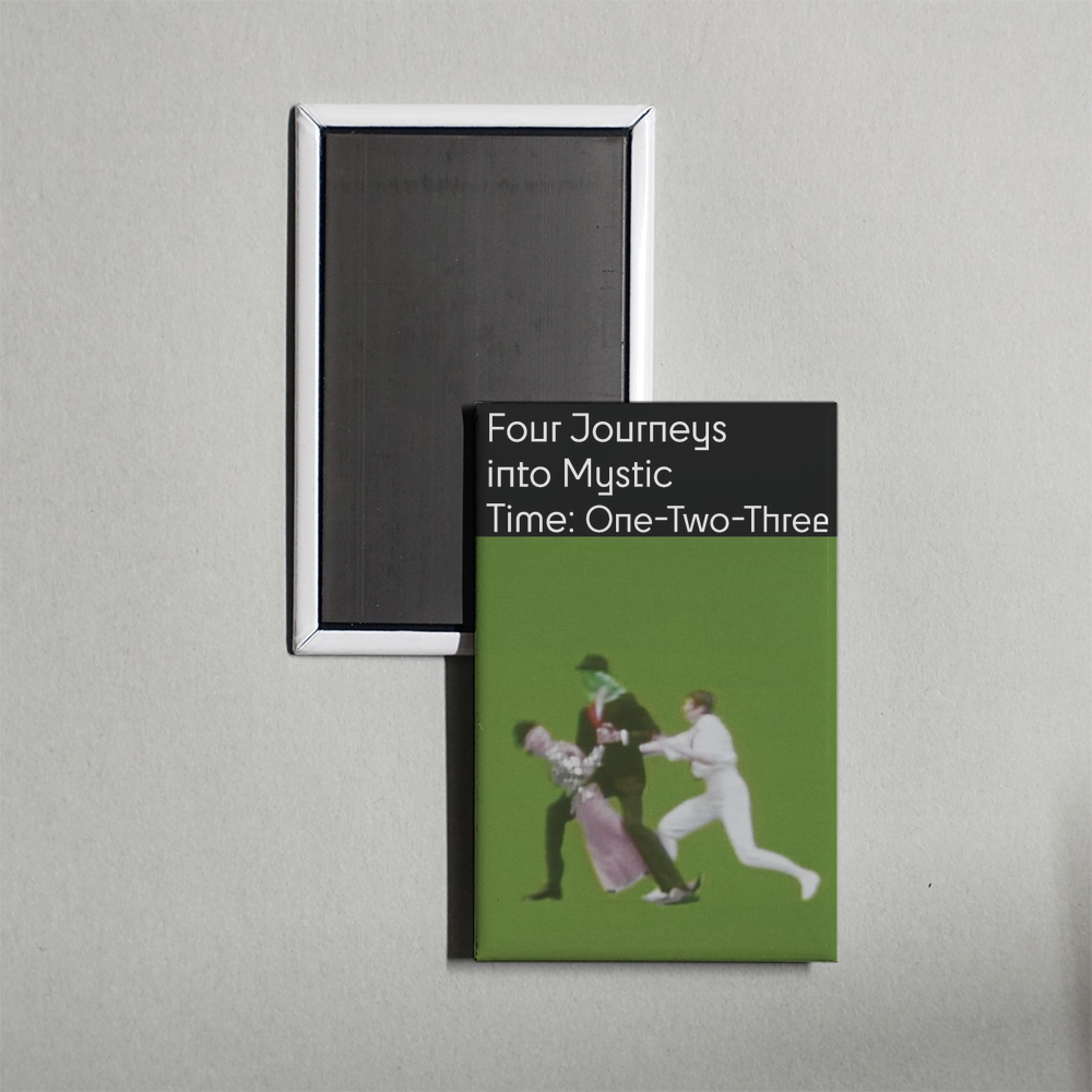 Four Journeys Into Mystic Time One Two Three Mini Movie Fridge Magnet