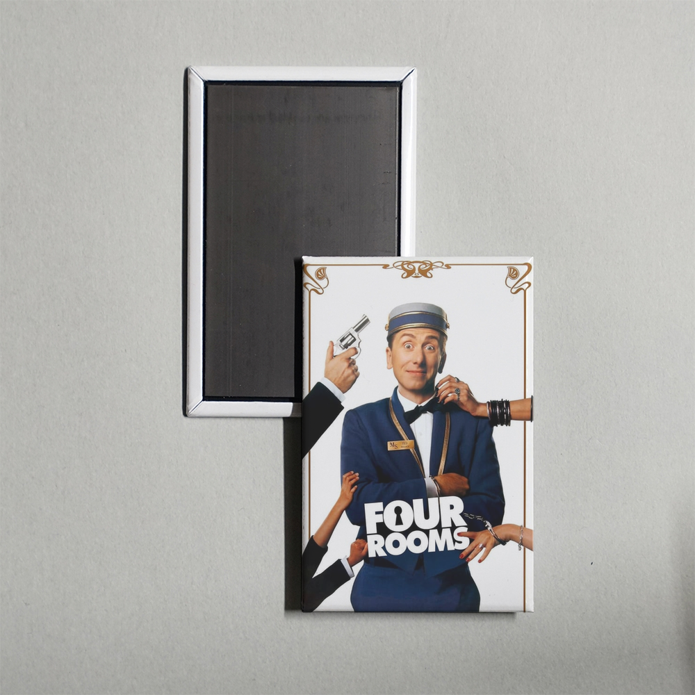 Four Rooms Mini Movie Fridge Magnet