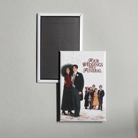 Four Weddings and a Funeral Mini Movie Fridge Magnet