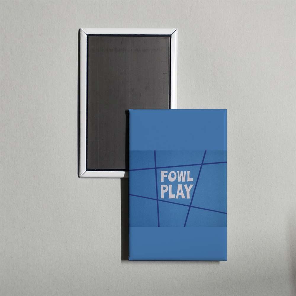 Fowl Play Mini Movie Fridge Magnet