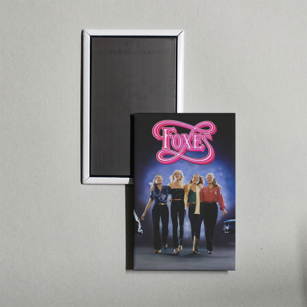 Foxes Mini Movie Fridge Magnet