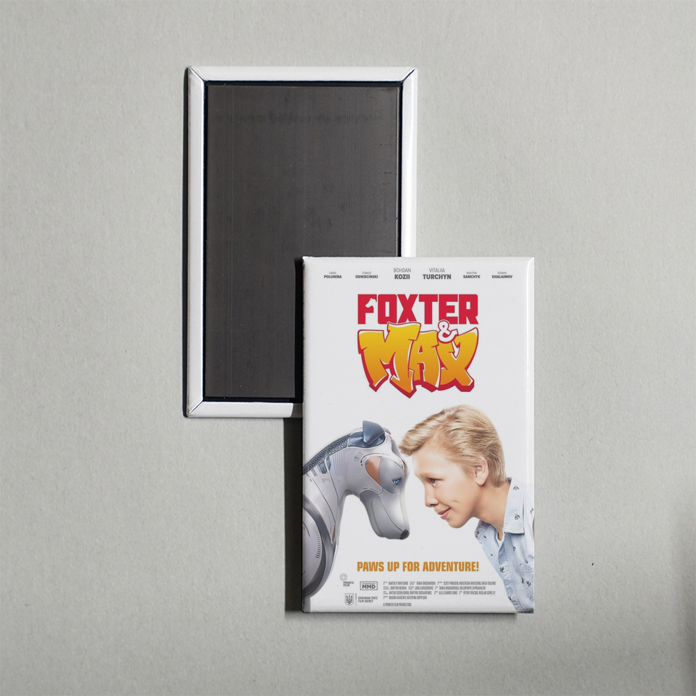 Foxter and Max Mini Movie Fridge Magnet
