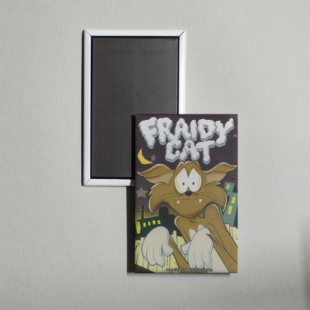 Fraidy Cat TV Show Fridge Magnet