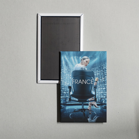 France Mini Movie Fridge Magnet