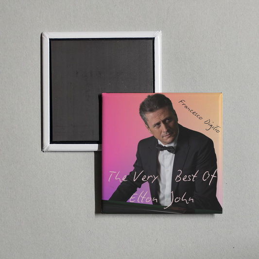 Francesco Digilio - The Very Best Of Elton John Album Cover Fridge Magnet