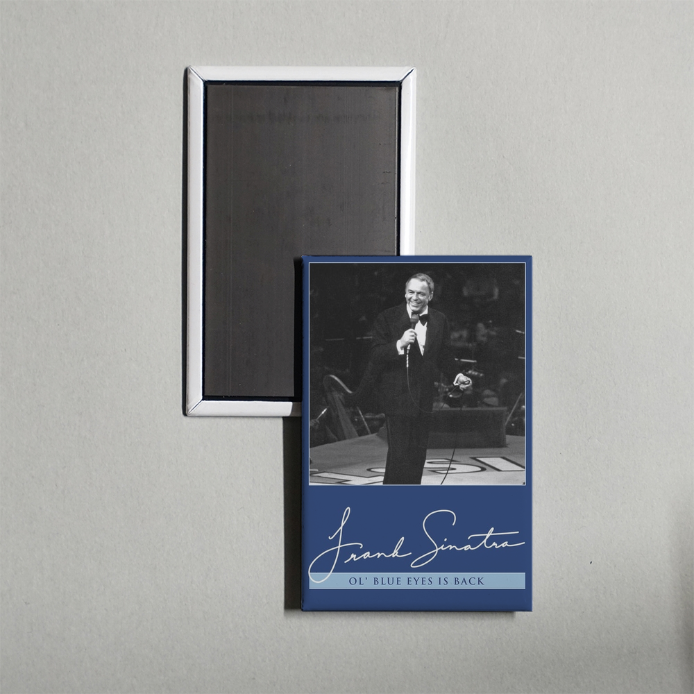 Frank Sinatra Ol' Blue Eyes is Back Mini Movie Fridge Magnet
