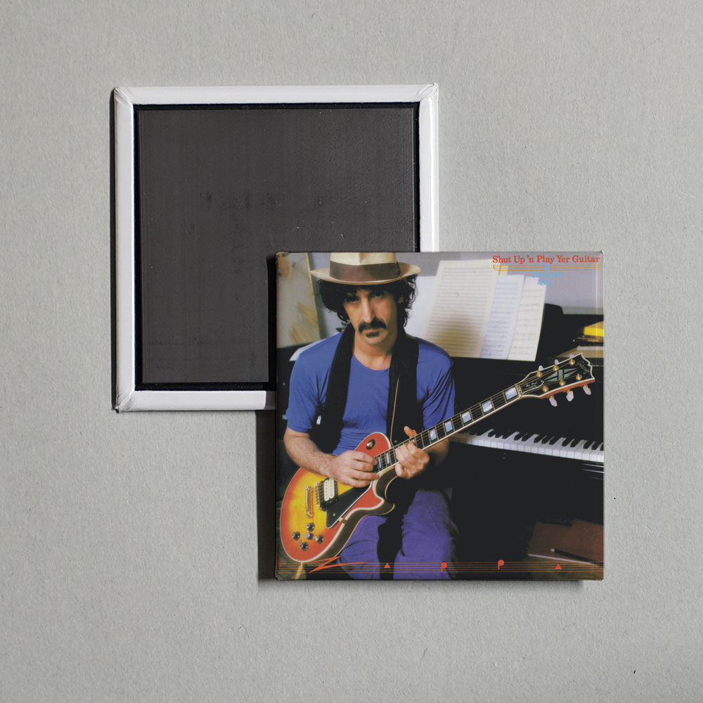 Frank Zappa - Shut Up And Play Yer Guitar Album Cover Fridge Magnet