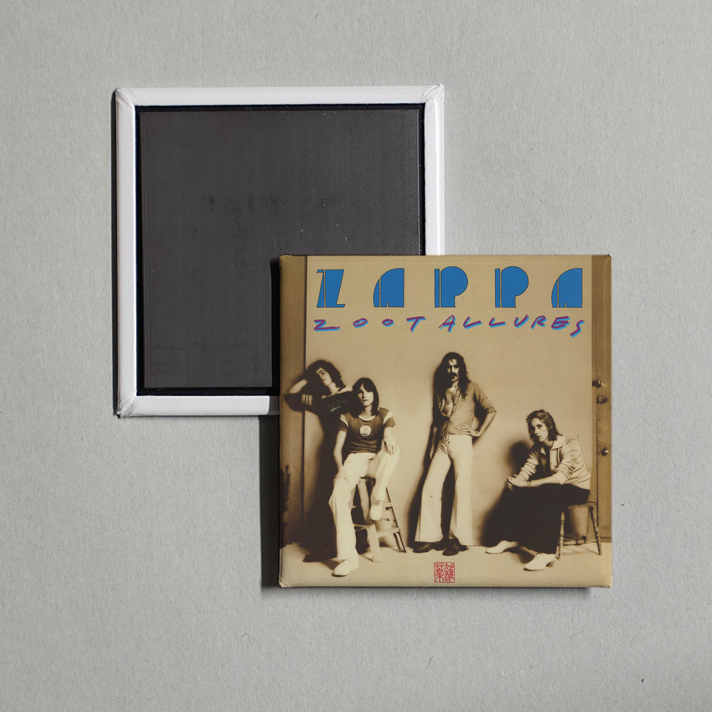 Frank Zappa - Zoot Allures Album Cover Fridge Magnet