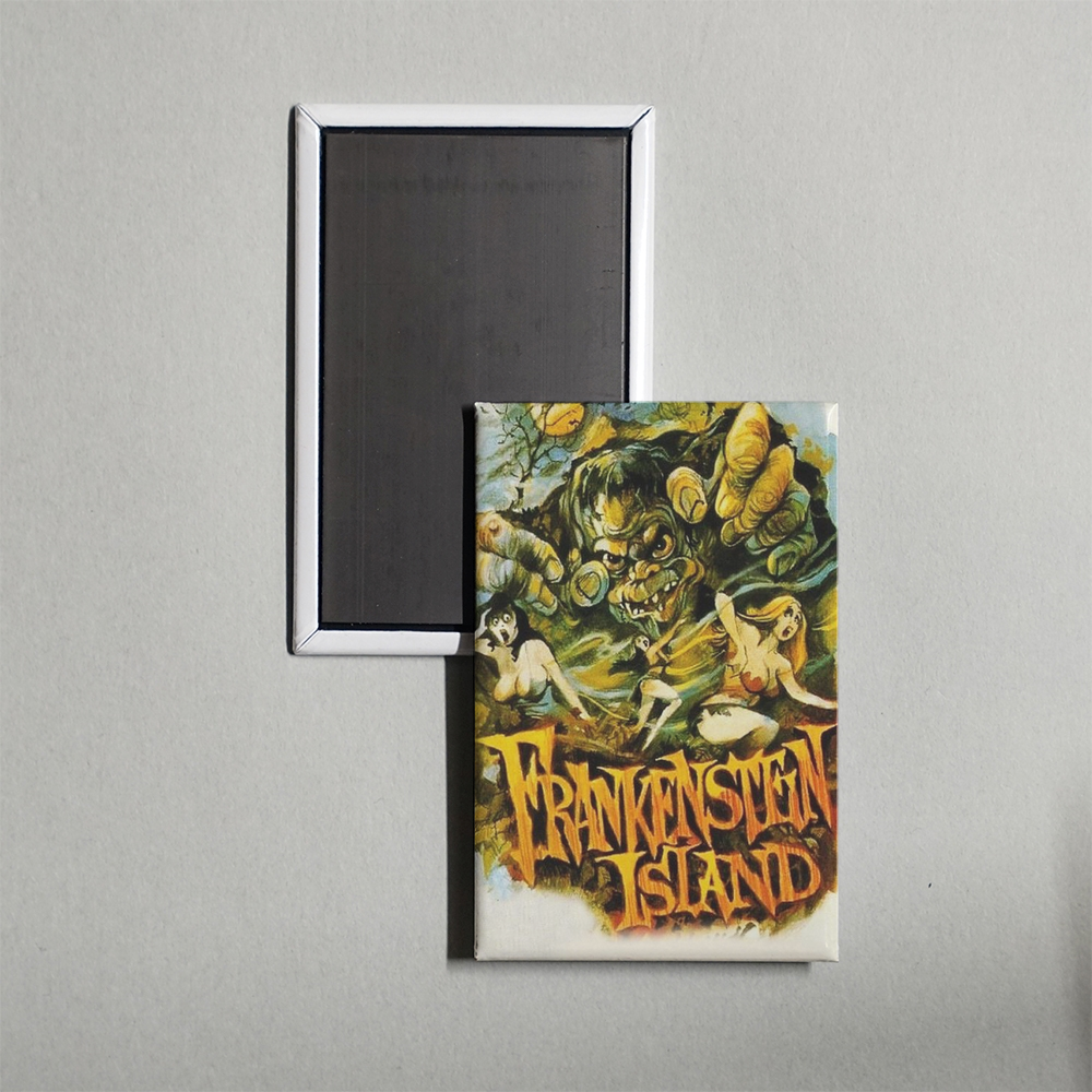 Frankenstein Island Mini Movie Fridge Magnet