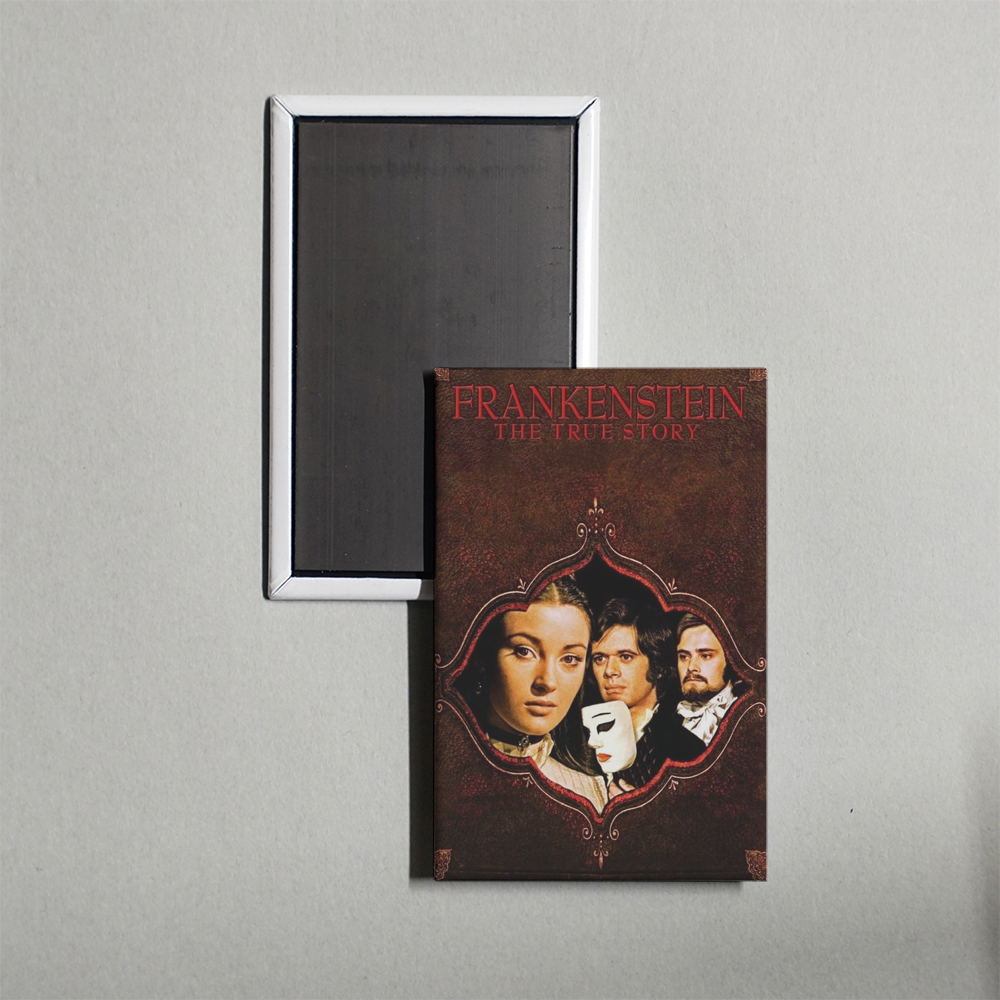Frankenstein The True Story Mini Movie Fridge Magnet