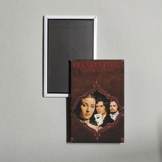 Frankenstein The True Story Mini Movie Fridge Magnet