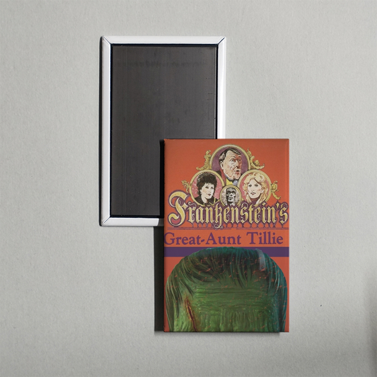 Frankenstein's Great Aunt Tillie Mini Movie Fridge Magnet